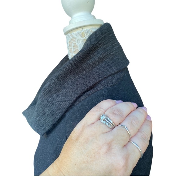 Bess Wool Blended Cowl Neck Dress | Size: - Picture 6 of 12